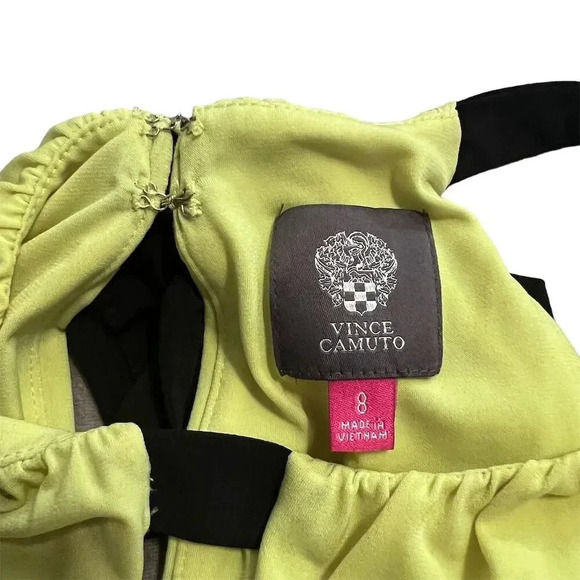 Vince Camuto Women's Chevron Colorblock Maxi Dress Size 8 Multicolor - Picture 6 of 10